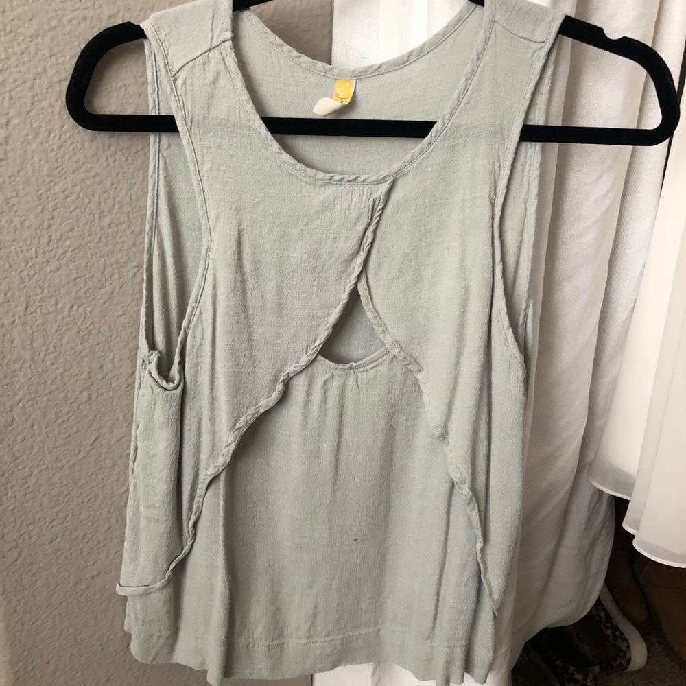 Light blue tank top!